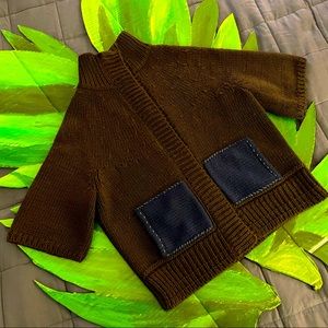 Field Flower Anthropologie Rustic Sweater Cardigan